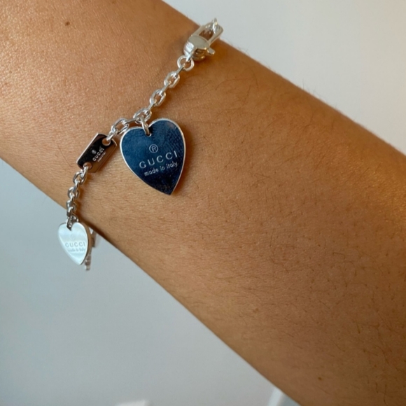 Gucci Sterling Silver Charm Bracelet - Picture 3 of 4